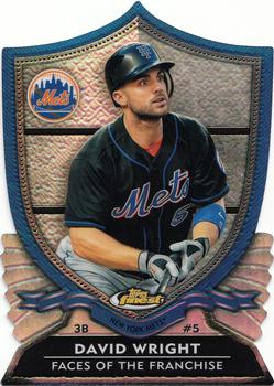 2012 Finest - Faces of the Franchise #FF-DW David Wright Front