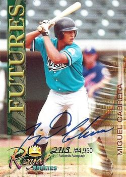 2000 Royal Rookies Futures - Autographs #6 Miguel Cabrera Front