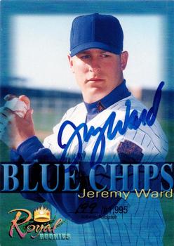 2000 Royal Rookies Futures - Blue Chips Autographs #NNO Jeremy Ward Front