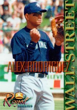 2000 Royal Rookies Futures - Wall Street Alex Rodriguez #NNO Alex Rodriguez Front