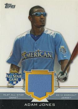 2012 Topps Update - All-Star Stitches #AS-AJ Adam Jones Front