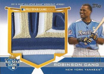 2012 Topps Update - All-Star Stitches Jumbo Patches #ASJP-ROC Robinson Cano Front