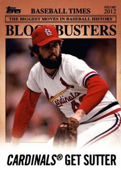 2012 Topps Update - Blockbusters #BB-26 Bruce Sutter Front