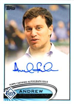 2012 Topps Update - General Manager Autographs #AGM-AF Andrew Friedman Front