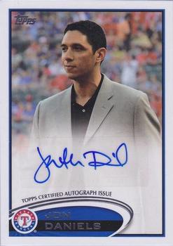 2012 Topps Update - General Manager Autographs #AGM-JD2 Jon Daniels Front