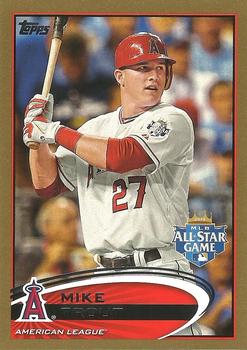 2012 Topps Update - Gold #US144 Mike Trout Front