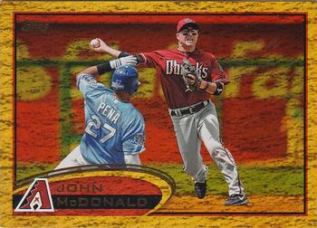 2012 Topps Update - Gold Sparkle #US126 John McDonald Front