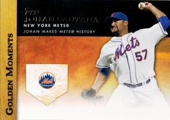 2012 Topps Update - Golden Moments #GM-U5 Johan Santana Front