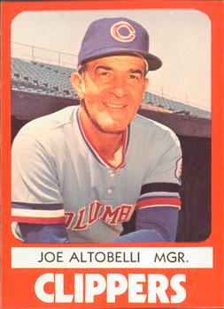 1980 TCMA Columbus Clippers #8 Joe Altobelli Front