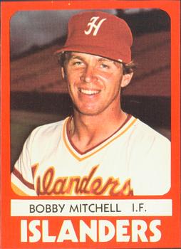 1980 TCMA Hawaii Islanders #10 Bobby Mitchell Front