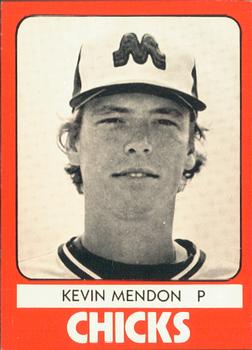 1980 TCMA Memphis Chicks #14 Kevin Mendon Front