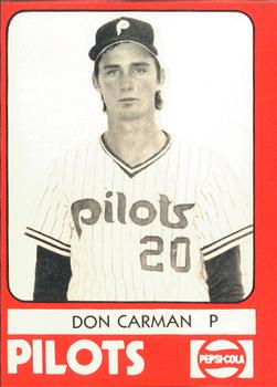 1980 TCMA Peninsula Pilots B/W #11 Don Carman Front