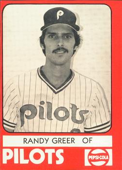 1980 TCMA Peninsula Pilots B/W #14 Randy Greer Front