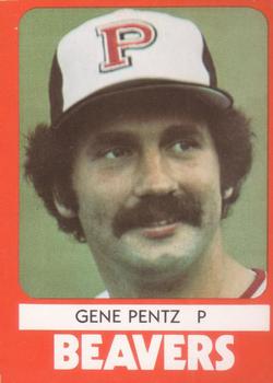 1980 TCMA Portland Beavers #25 Gene Pentz Front