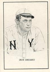 1950-56 Callahan Hall of Fame #NNO Jack Chesbro Front