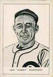 1950-56 Callahan Hall of Fame #NNO Gabby Hartnett Front