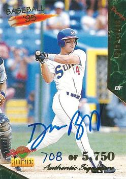 1995 Signature Rookies - Signatures #9 Darren Bragg Front