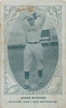 1922 E120 American Caramel Series of 240 #NNO Jesse Barnes Front