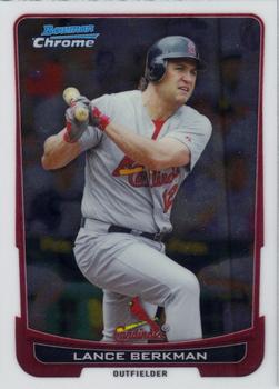 2012 Bowman Chrome #151 Lance Berkman Front