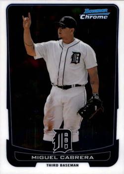 2012 Bowman Chrome #36 Miguel Cabrera Front