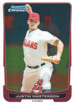 2012 Bowman Chrome #83 Justin Masterson Front