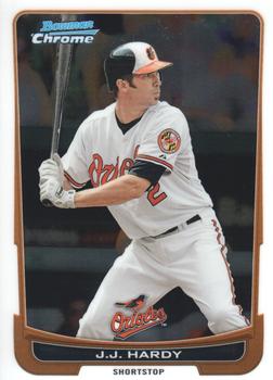 2012 Bowman Chrome #125 J.J. Hardy Front