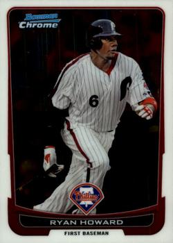 2012 Bowman Chrome #138 Ryan Howard Front