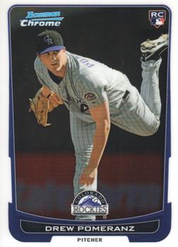 2012 Bowman Chrome #150 Drew Pomeranz Front