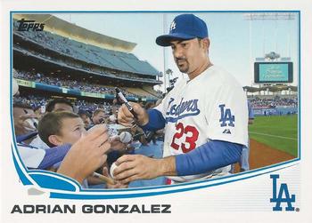 2013 Topps #228 Adrian Gonzalez Front