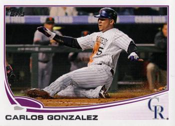 2013 Topps #5 Carlos Gonzalez Front