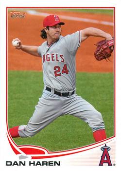 2013 Topps #24 Dan Haren Front