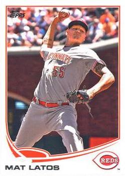 2013 Topps #155 Mat Latos Front