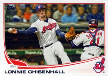 2013 Topps #341 Lonnie Chisenhall Front