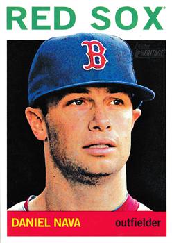 2013 Topps Heritage #343 Daniel Nava Front