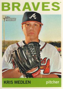 2013 Topps Heritage #400 Kris Medlen Front