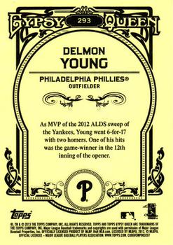 2013 Topps Gypsy Queen #293 Delmon Young Back