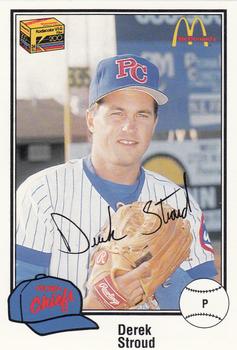 1989 Peoria Chiefs #11 Derek Stroud Front