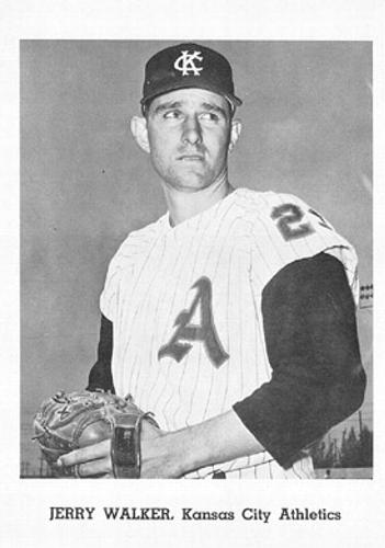 1962 Jay Publishing Kansas City Athletics 5x7 Photos #NNO Jerry Walker Front