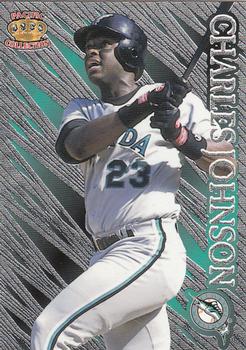 1996 Pacific Prism #P-26 Charles Johnson Front