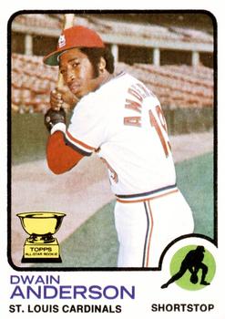 1973 Topps #241 Dwain Anderson Front