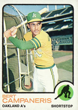 1973 Topps #295 Bert Campaneris Front