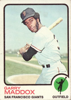 1973 Topps #322 Garry Maddox Front