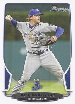 2013 Bowman #155 Mike Moustakas Front