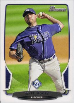 2013 Bowman #187 Matt Moore Front