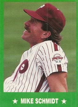 1989 Pacific Cards & Comics Series II (unlicensed) #8 Mike Schmidt Front