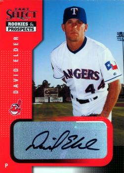 2002 Select Rookies & Prospects #25 David Elder Front