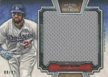 2012 Topps Five Star - Jumbo Jersey #JJR-MK Matt Kemp Front