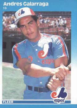 1987 Fleer - Glossy #319 Andres Galarraga Front