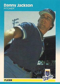 1987 Fleer - Glossy #370 Danny Jackson Front