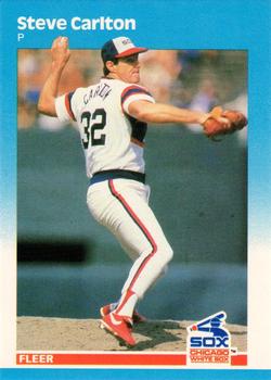 1987 Fleer - Glossy #490 Steve Carlton Front